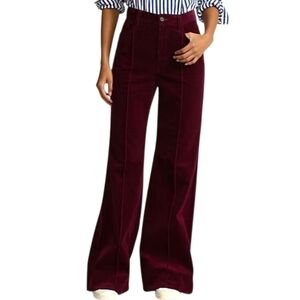 Polo Ralph Lauren Pintucked Corduroy Flare Pants Size 8